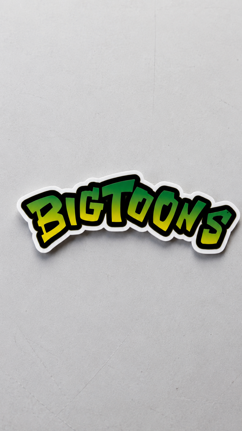 Sticker lettrage Bigtoon's